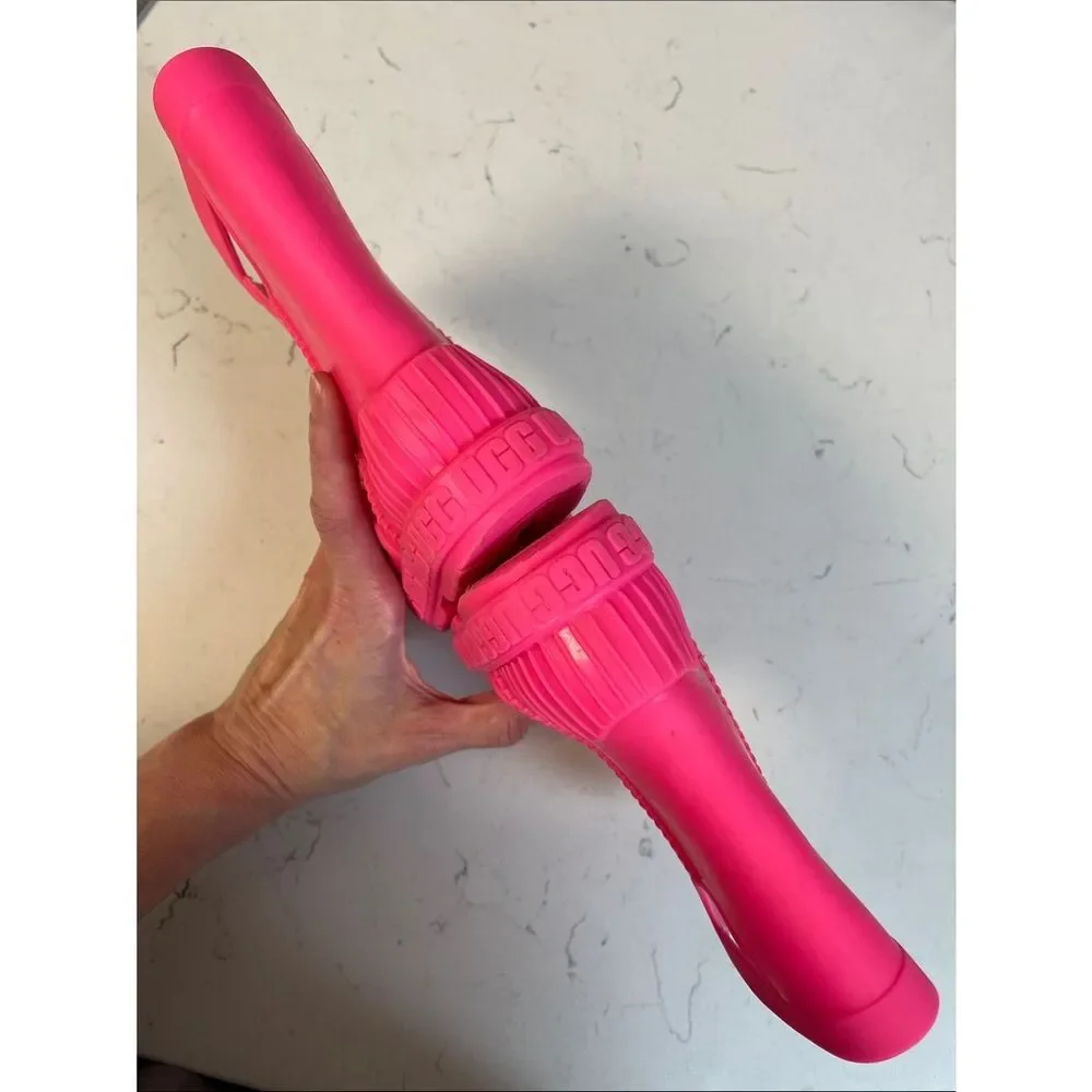 TODDLER UGG DRIZLITA RAINBOOTS - WATERPROOF & COZY COMFORT Size 9 Taffy Pink